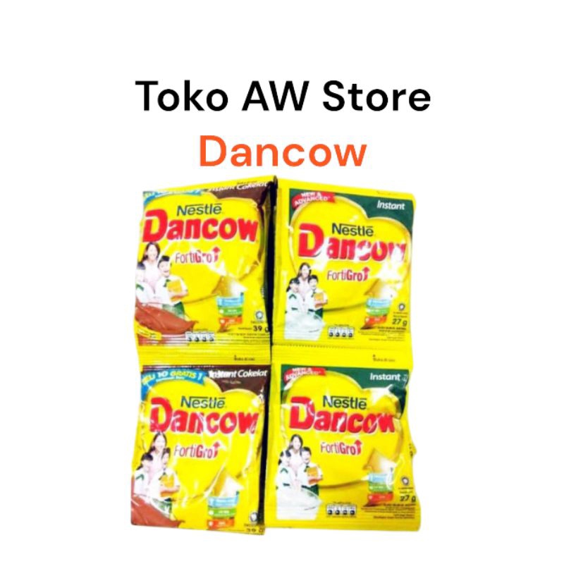 

Dancow Fortigro Susu Bubuk Renceng Vanila Coklat l Minuman Susu Bubuk