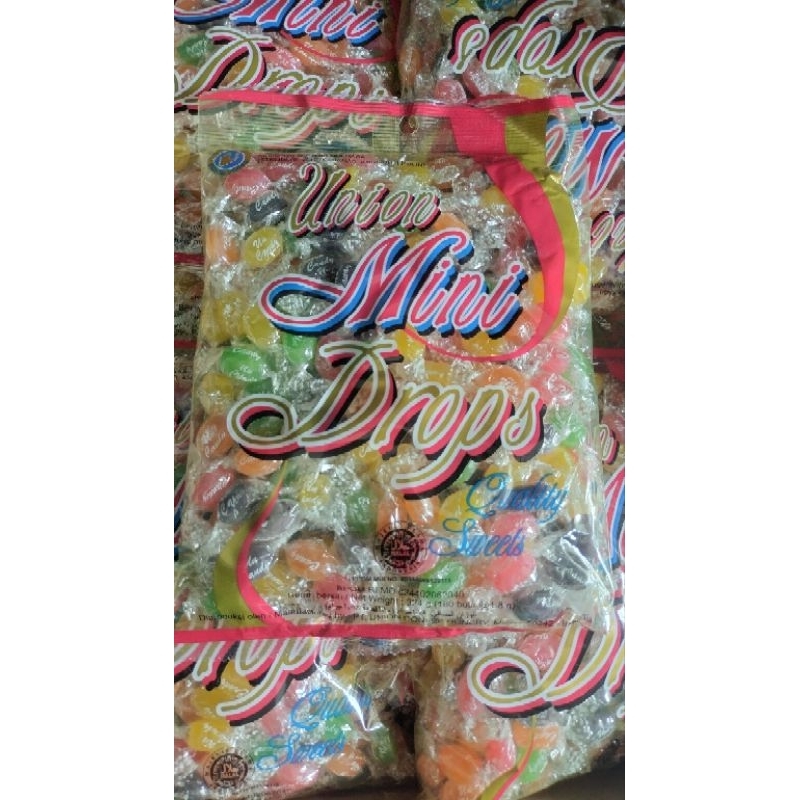 permen buah Union mini drops permen aneka rasa