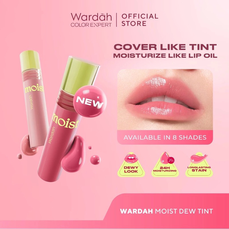Wardah Moist Dew Tint 3 g - LipTint