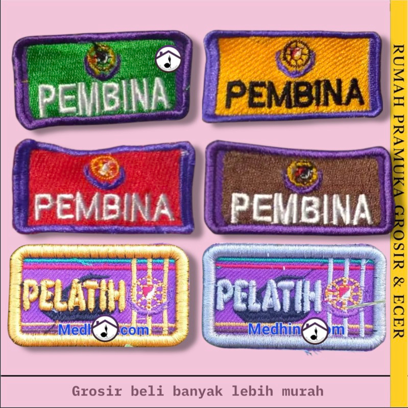 Tanda Pembina Pramuka / Bet Pelatih Pramuka / Tanda Pelatih Pramuka / Badge Pembina Pramuka