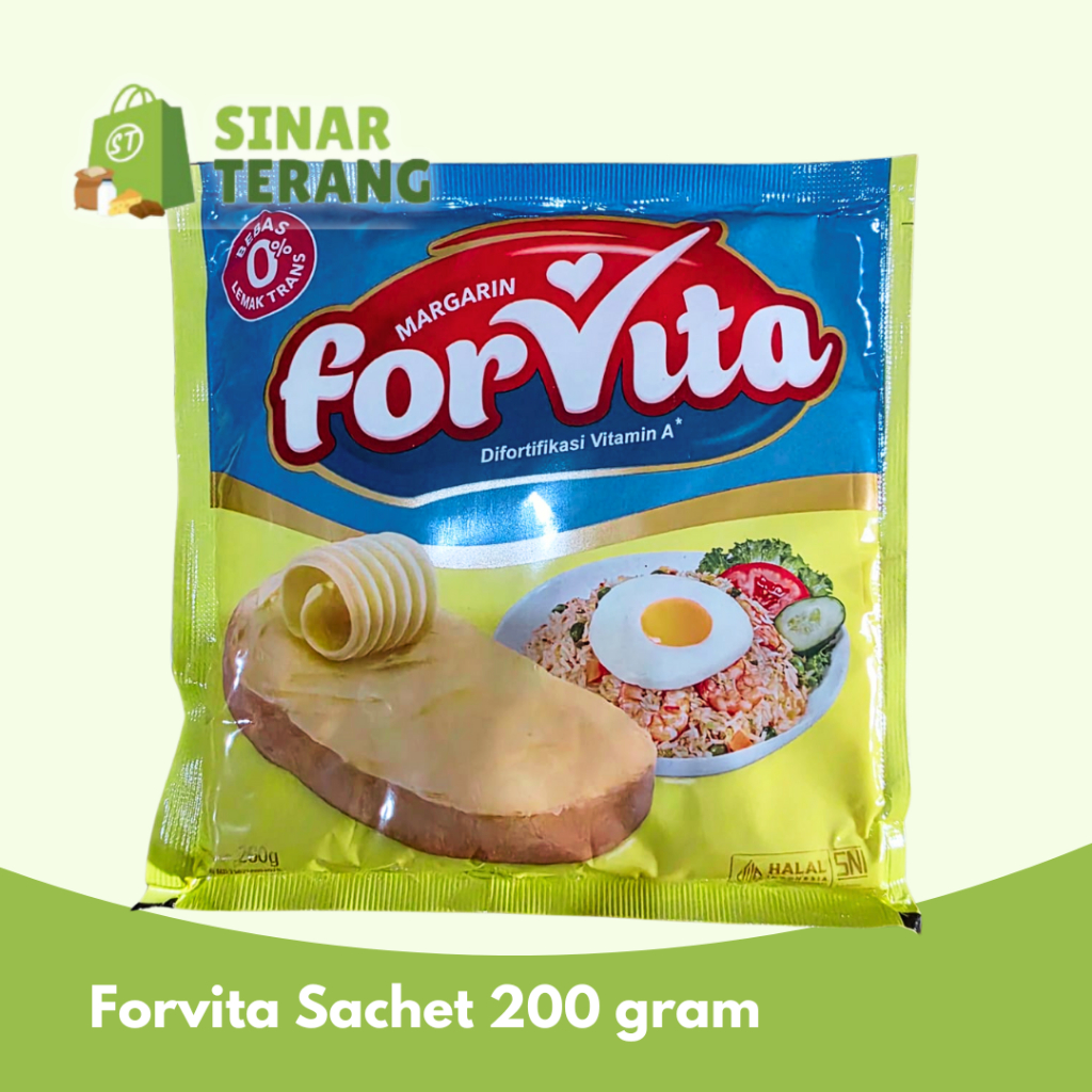 

Margarine / Mentega Sachet Forvita 200 gram