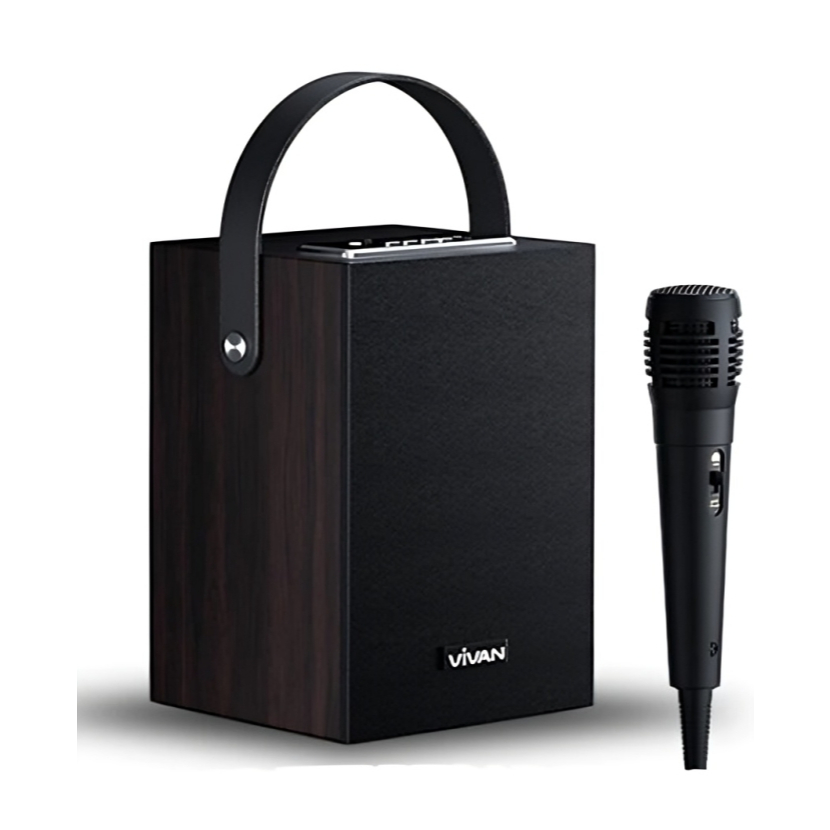 Portable Speaker Vivan VS35 + Mic Wireless Speaker Karaoke Vivan VS-35 Speaker Bluetooth Vivan VS35