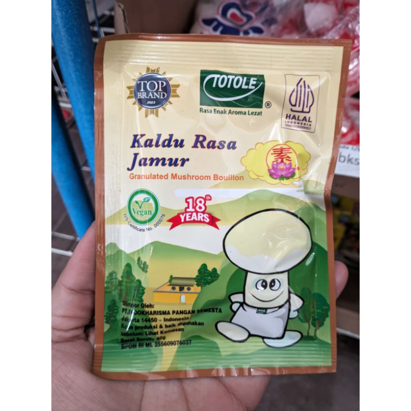 

Totole 60 gram Kaldu Jamur MSG penyedap masakan