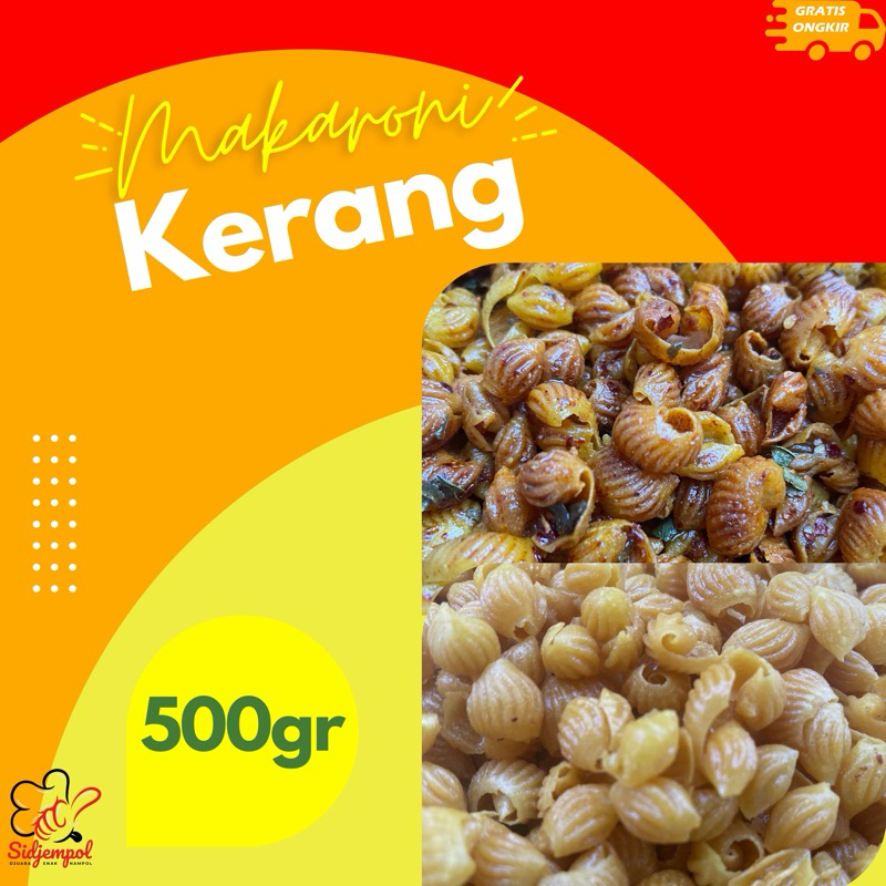 

500gr Makaroni kerang daun jeruk - makroni camilan cemilan pedas