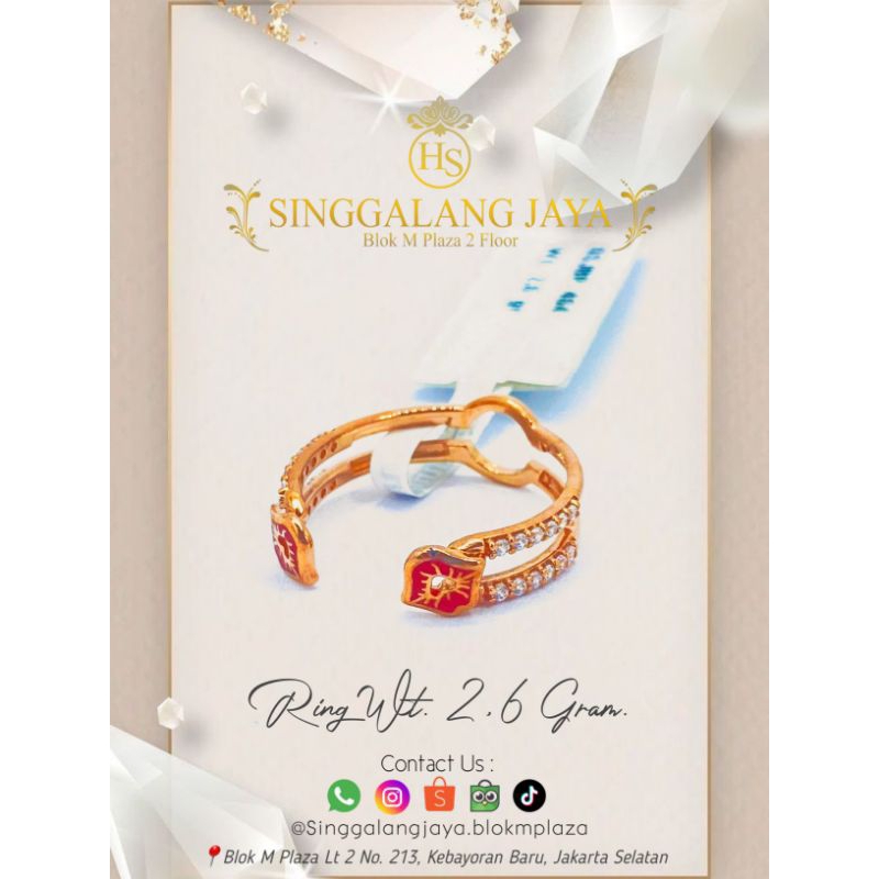 cincin italy fasionkadar 750/17k