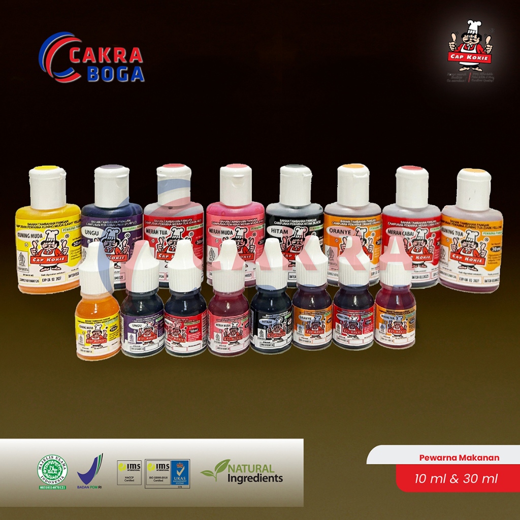 

Pewarna Makanan Kokie 10 ml / Food Colouring