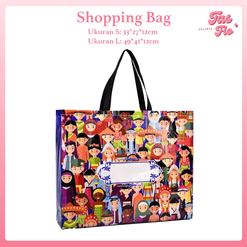 

[1 pcs] Tas Belanja / Hampers / Tas Jinjing / Tas Kado / Goodie / Tas Lebaran / Ramah Lingkungan