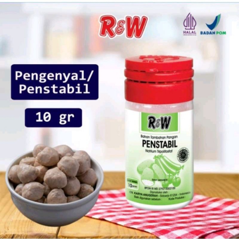 

✓MURAH Pengenyal Penstabil Bakso Mie Nugget R&W Rajawali Botol 10gr