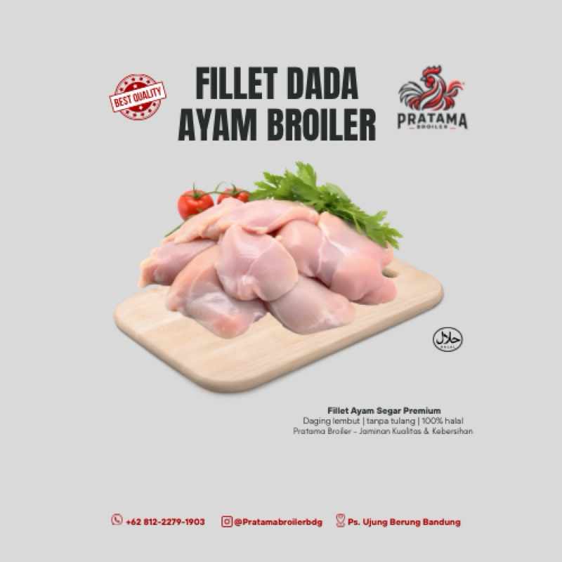 

Dada Ayam Fillet Fresh||Fillet Dada|Tanpa Lemak & Kulit