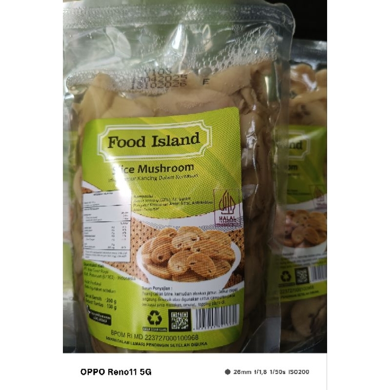 

jamur champignon slice 250gr