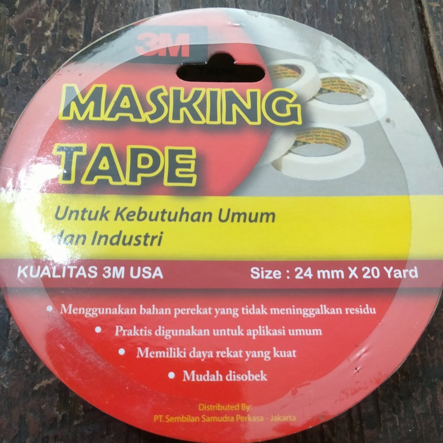 

3M isolasi kertas masking tape