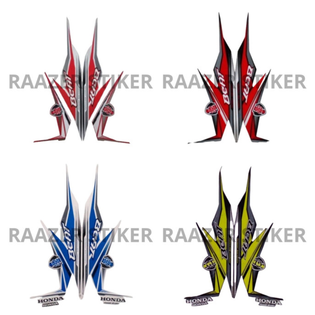 STIKER STRIPING STANDART MOTOR HONDA BEAT 2019 LIS STIKER MOTOR BEAT 2019 TERMURAH