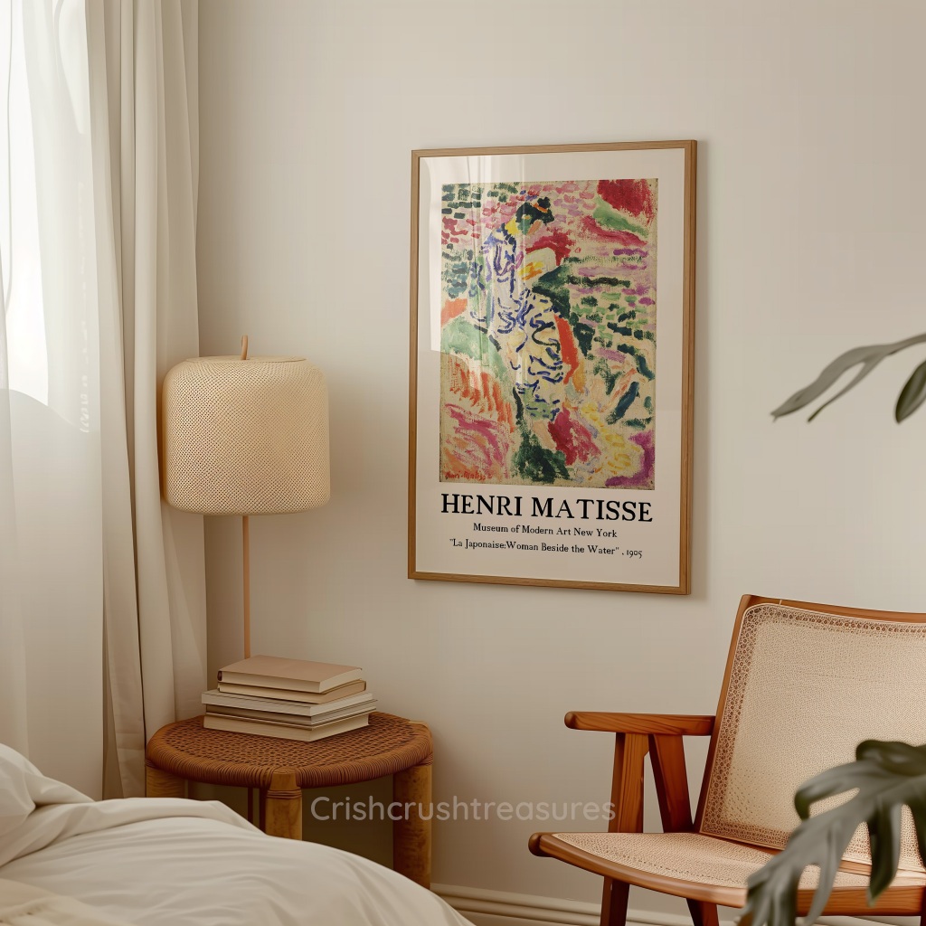 Henri Matisse Impressionism Painting Series Poster Frame Estetik