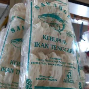 

krupuk putih bulat sedang 1 pack isi 10