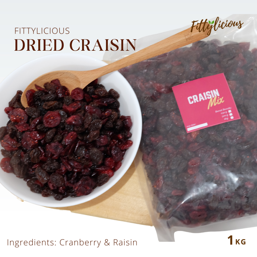 

Cranberry Raisin Mix 1 Kg / Campuran Cranberry Kismis 1 Kg / Craisin 1 KG