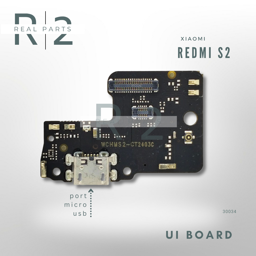 Papan Cas Mic Xiaomi Redmi S2 Flexible PCB Board UI Charger