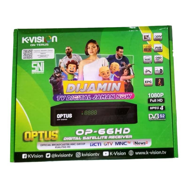 Reciver parabola Optus Hd 66