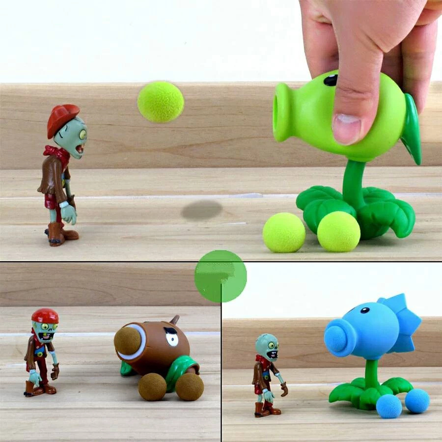【Banyak pilihan】mainan zombie mainan zombie vs plants 2 plant vs zombie tembak mainan plant vs zombi