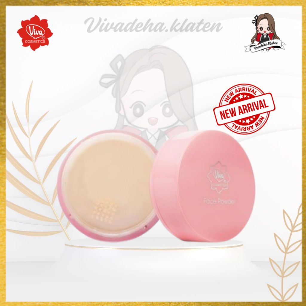 [PRODUK BARU] VIVA COSMETICS FACE POWDER PINK | PAKET EASY MAKE UP 3PCS | ANTI MINYAK