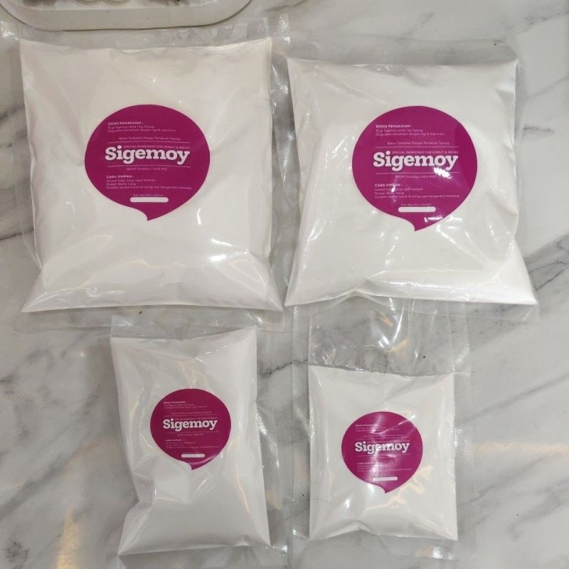 

BUBUK SIGEMOY UNTUK DONAT ROTI (GANTI KEMASAN PLASTIK TEBAL)