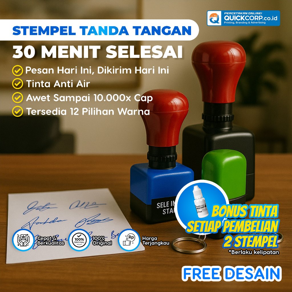 

Stempel Tandatangan Bebas Custom, Stempel Paraf, Stempel Flash Otomatis, Desain Gratis