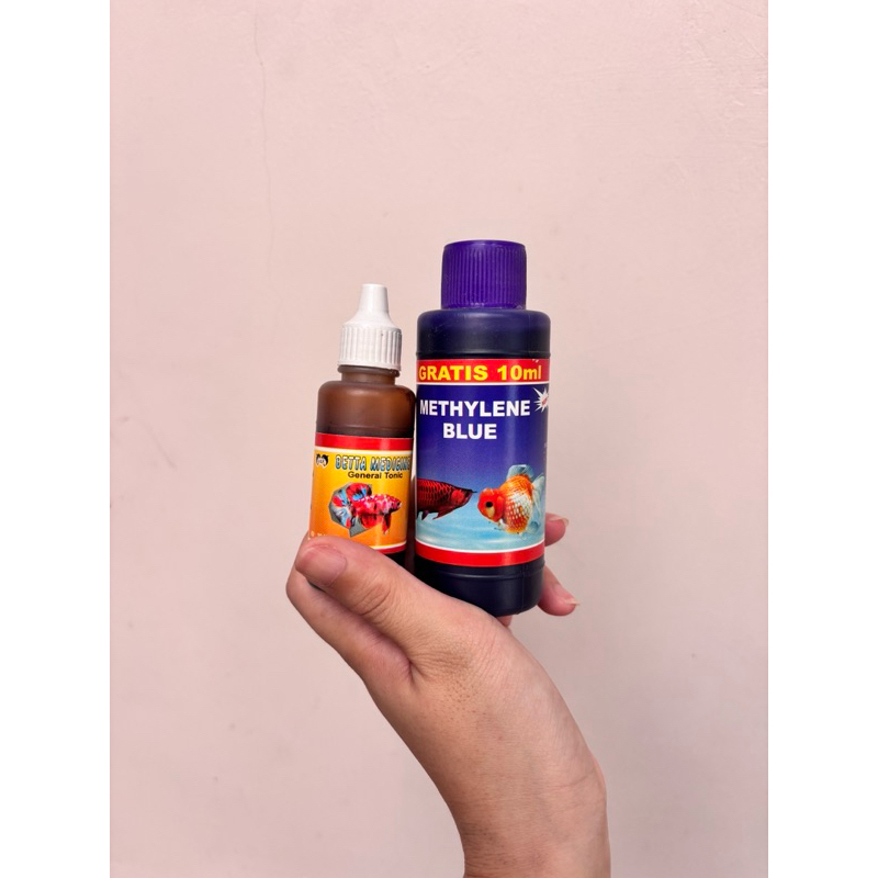 preloved obat biru obat kuning ikan cupang