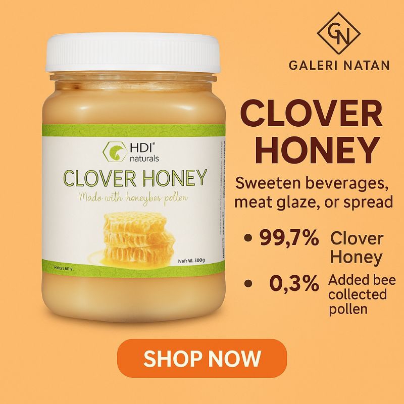 

HDI Naturals Clover Honey 0.5kg