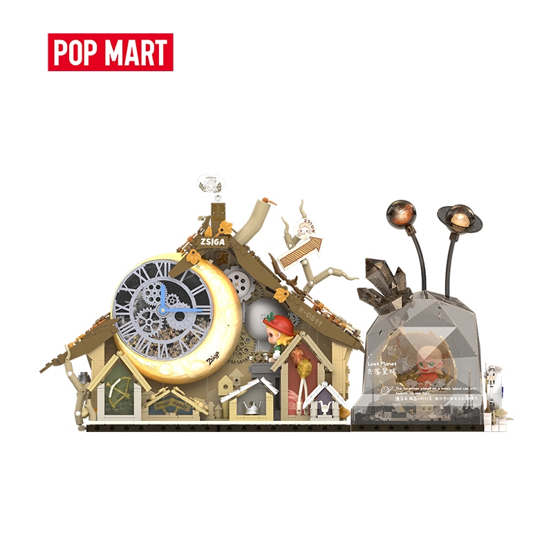 POP MART POP BLOCKS Zsiga Walking Into The Forest Series Blocks Birthday Gift Kid Building Toys