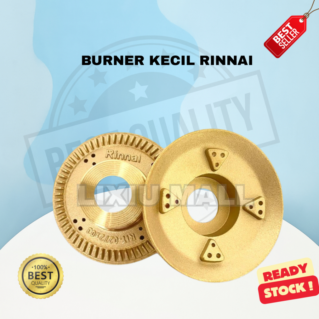 BURNER KOMPOR GAS RINNAI KECIL ORI ASLI KUNINGAN - SPAREPART API KECIL RINNAI