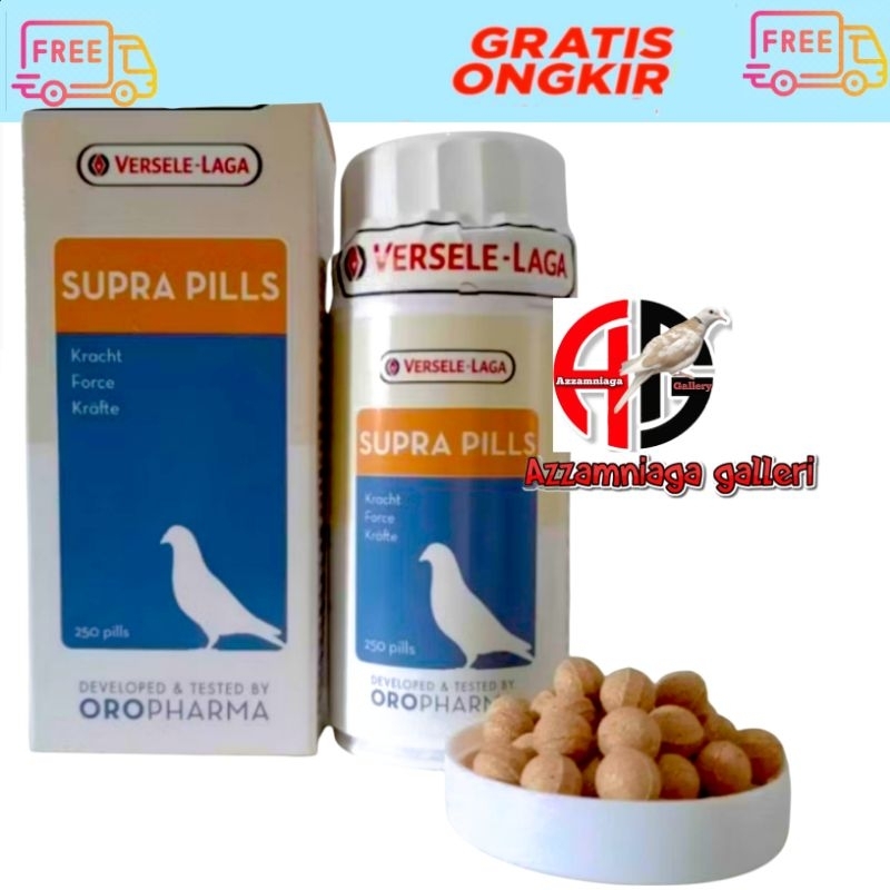SUPRA PILS VERESELA LAGA SUPRA PIL MERPATI VITAMIN MERPATI VETAFARM 1 BUTIR