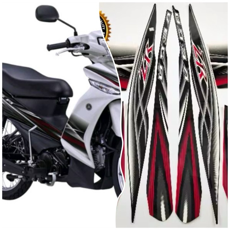 STIKER MOTOR YAMAHA VEGA ZR 2012 PUTIH