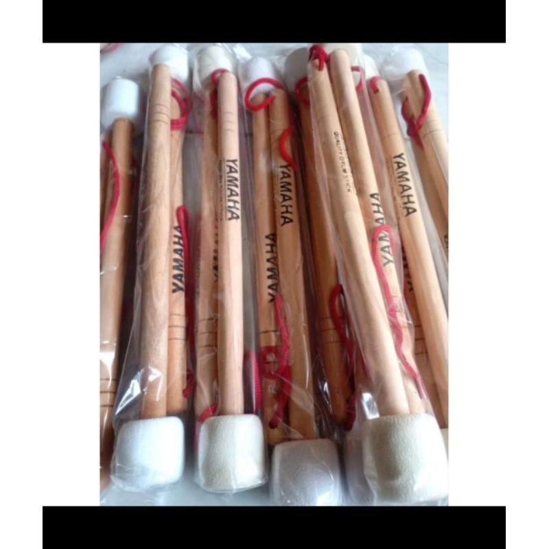 Stik drum Tenor Pemukul Tenor drum Sepasang 2 Pcs