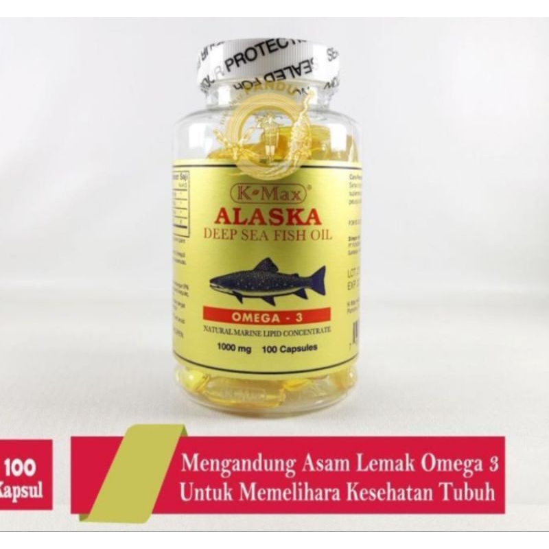Alaska Omega 3 100 Kapsul