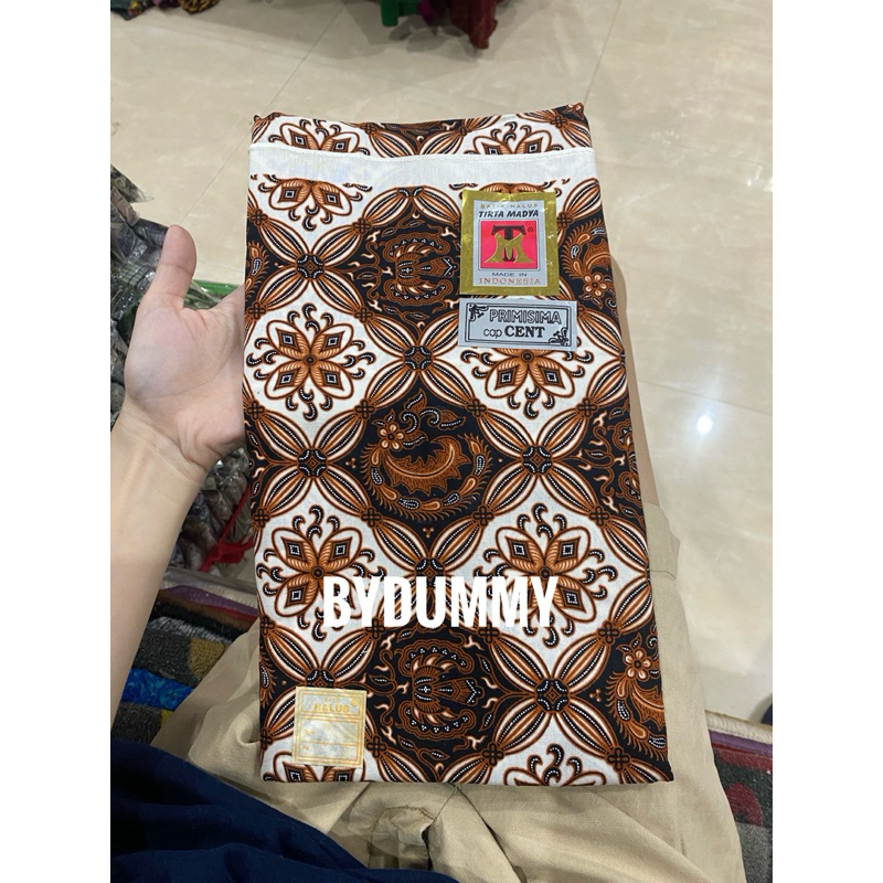 Kain Panjang Jarik Batik Pekalongan Jumbo 102x240 cm kurang lebih motif putih kombinasi hitam premiu