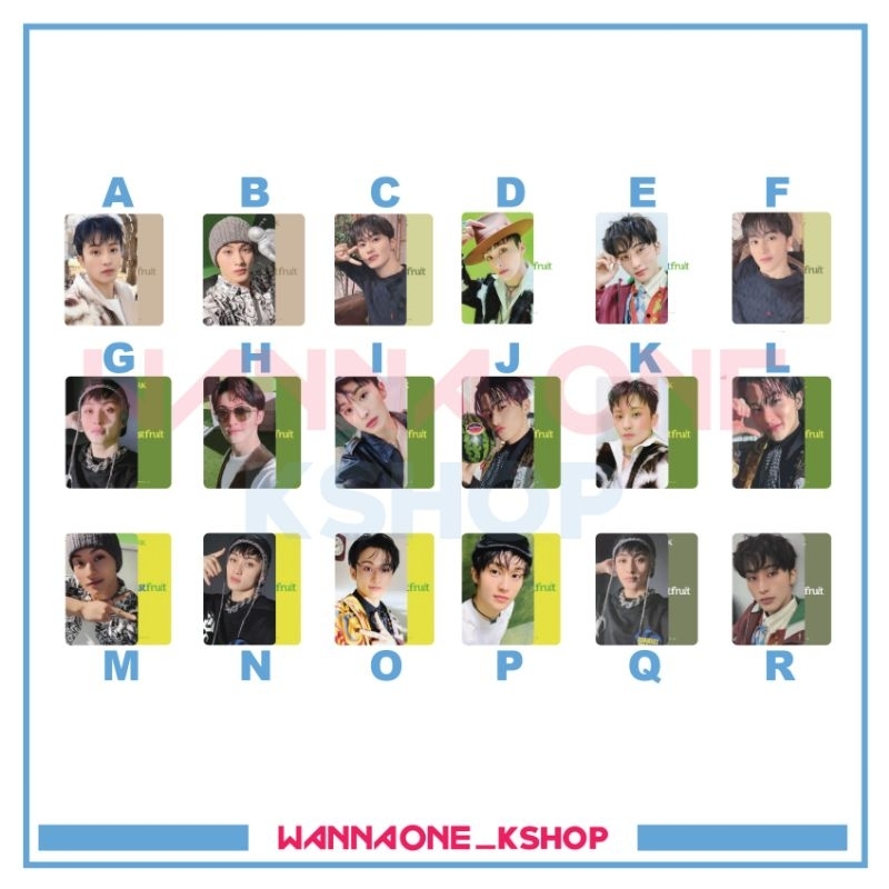 photocard POB Mark the firstfruit 1st album