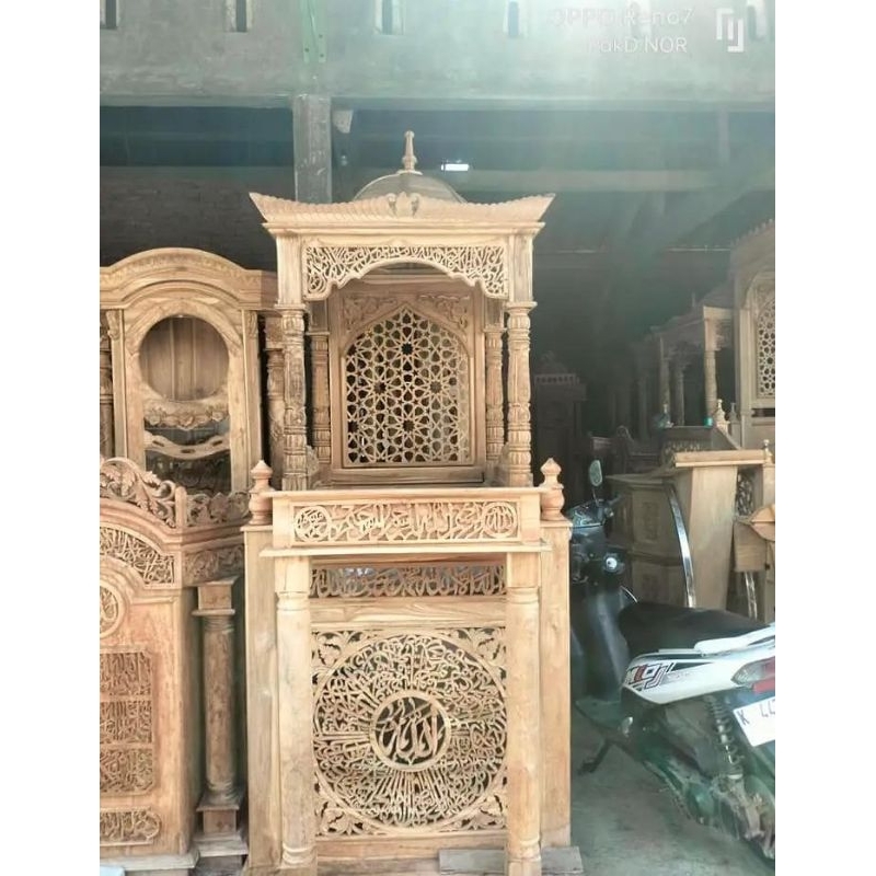 mimbar murah mimbar masjid kubah mimbar ukir Jepara