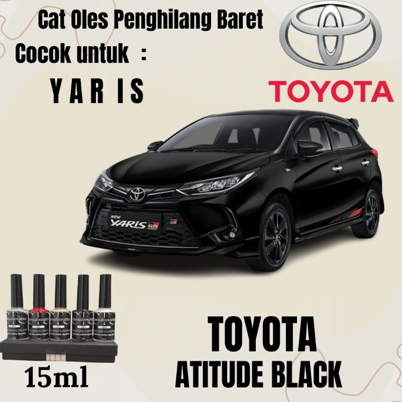 cat oles yaris warna attitude black