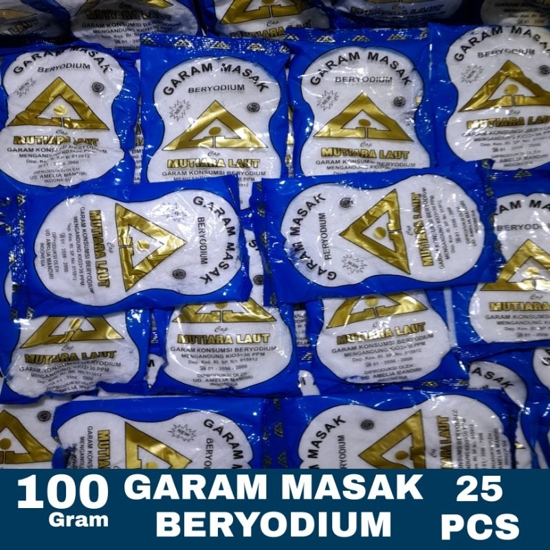 

Garam Masak Beryodium Segi Tiga Mas 25 Pcs