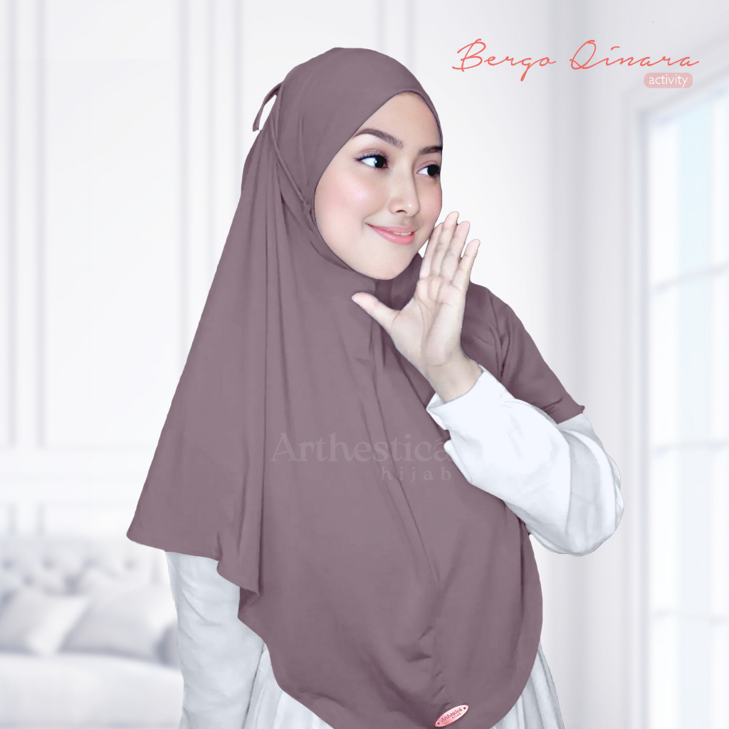 Arthestica Hijab Tali Bergo Qinara-Hijab Activity Instan