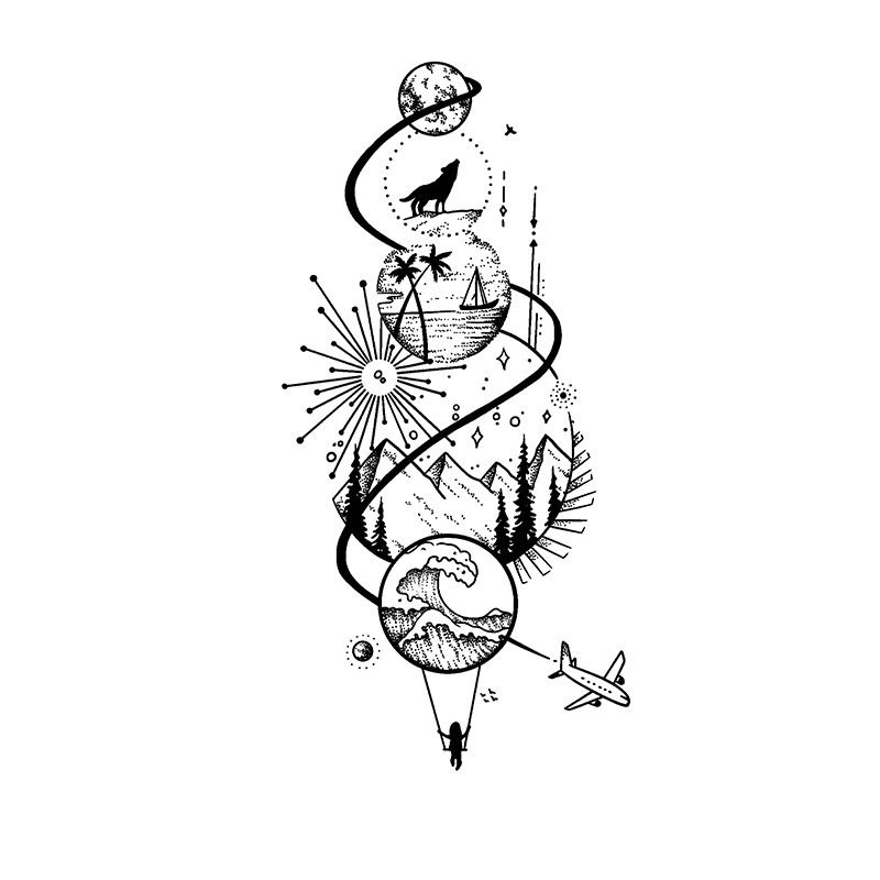 MEDAN Tatto temporer semi permanen Motif Tahan 15 hari