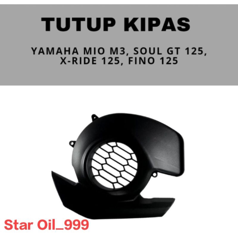 Tutup Kipas/Cover Kipas Motor Yamaha Mio M3/Soul GT 125/X-Ride 125/Fino 125 Original