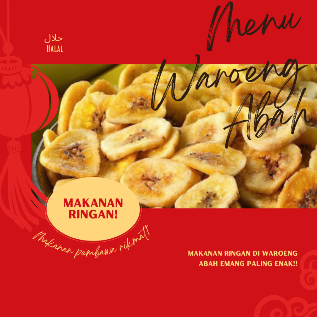 

Cemilan Keripik Pisang Manis Dan Nikmat 500gram