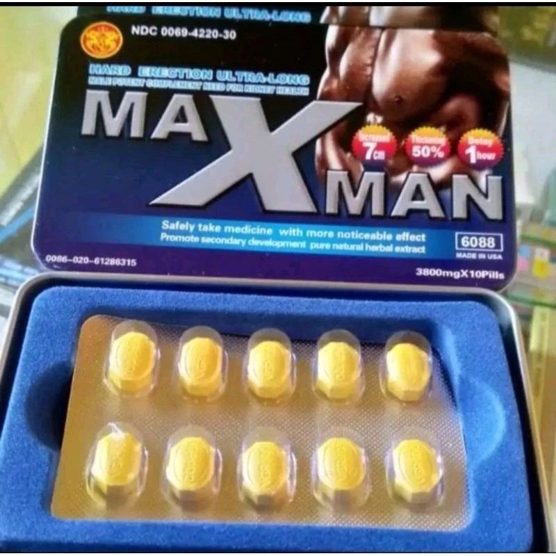 0bat kuat herbal suplemen stamina MAXMAN OBAT KUAT PRIA ORIGINAL IMPORT ASLI USA