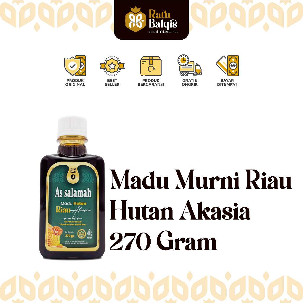 

Madu Hutan Riau Akasia As Salamah 270 Gram Original