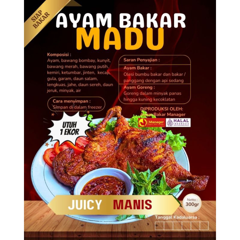 

Ayam Bakar Madu Siap Masak | Ayam Siap Bakar Bumbu Madu | Ayam Ungkep Bumbu Madu | Ayam Madu Siap Bakar | Ayam Ungkep Bumbu Madu Siap Bakar | Ayam Madu