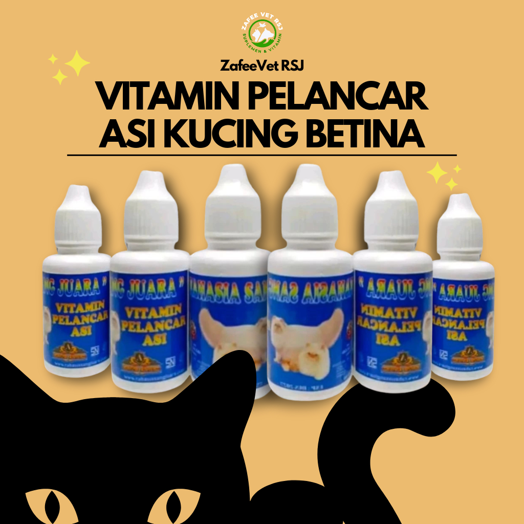 VITAMIN KUCING PELANCAR ASI KUCING BETINA 30ML