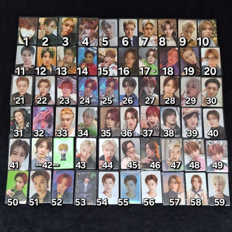 Photocard official Yuta sticker universe favorite nct home pola binder 2 baddies ay-yo sg22 wtmc ann