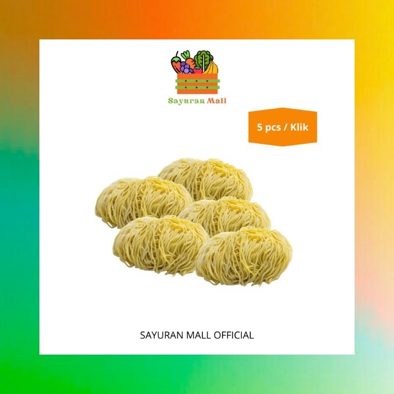 

5 pcs Mie Ayam Mentah | Mie | SAYURANMALL