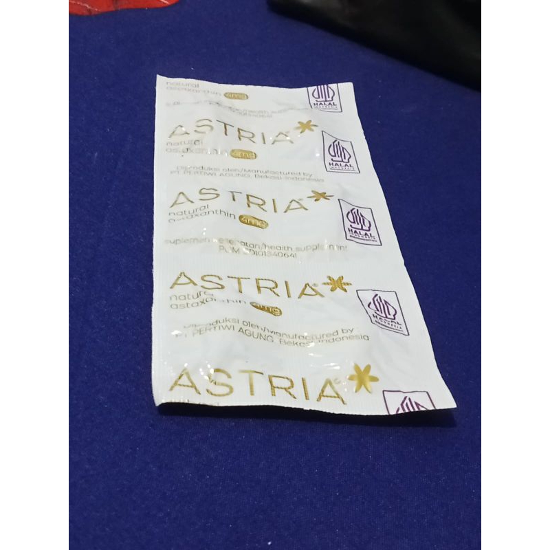 astria 4mg strip 6 kapsul ORIGINAL 4 mg
