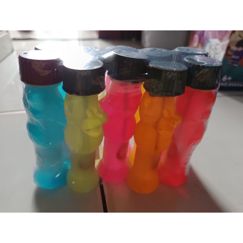 10 Botol Buble Gelembung Air Busa
